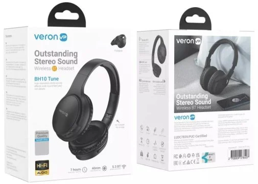 Фото: Гарнітура Veron BH10 Black (BH10_Black) № 13 | KTC