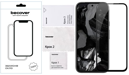 Захисне скло BeCover for Google Pixel 8a - Black (711663)