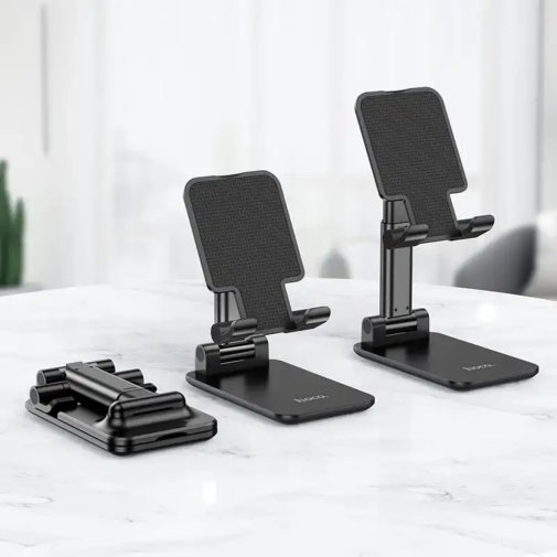 Універсальний тримач Hoco PH29A Carry Folding Desktop Stand Black (6931474733900)