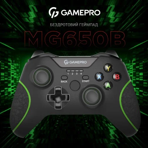 Фото: Геймпад GamePro MG650B Wireless Black № 31 | KTC