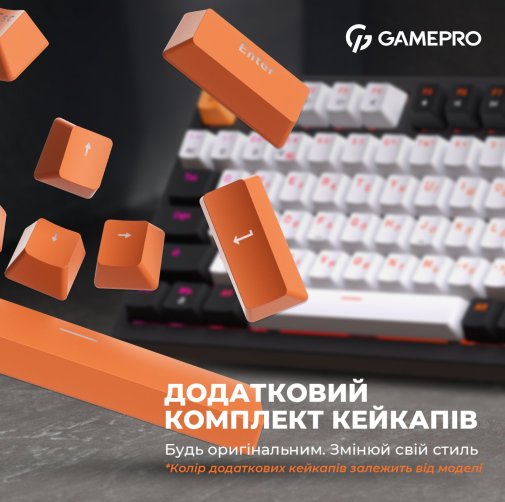  Клавіатура GamePro MK170B RGB USB Black