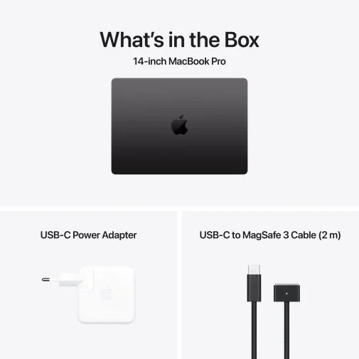 Фото: Ноутбук Apple MacBook Pro 14.2 M4 10GPU Space Black (MW2V3) № 16 | KTC