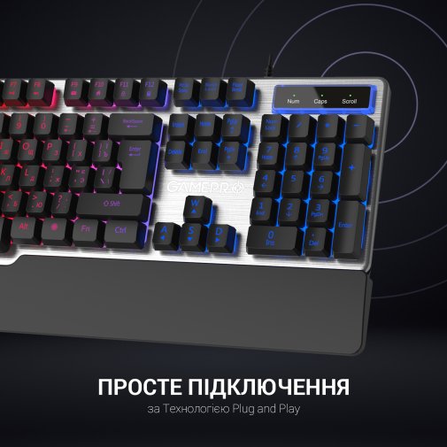 Клавіатура GamePro GK599 Black