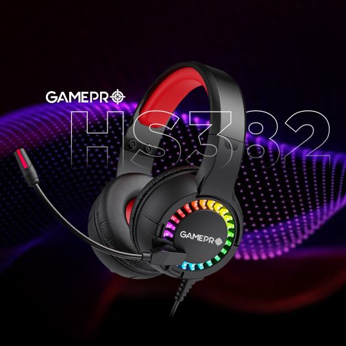 Гарнітура GamePro HS382 RGB Black