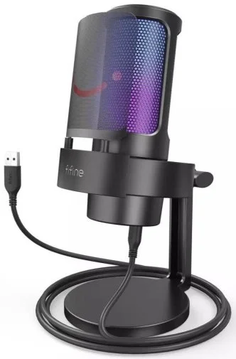 Фото: Мікрофон Fifine A8 RGB Black № 23 | KTC
