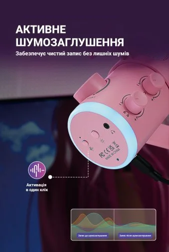 Фото: Мікрофон Fifine TAM6P Pink № 20 | KTC