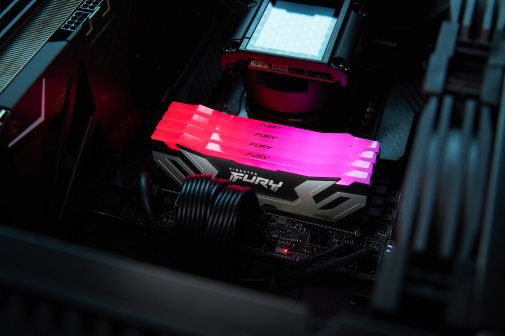 Оперативна пам’ять Kingston FURY (ex. HyperX) Renegade RGB XMP Black CUDIMM DDR5 2x24GB (KF584CU40RSAK2-48)