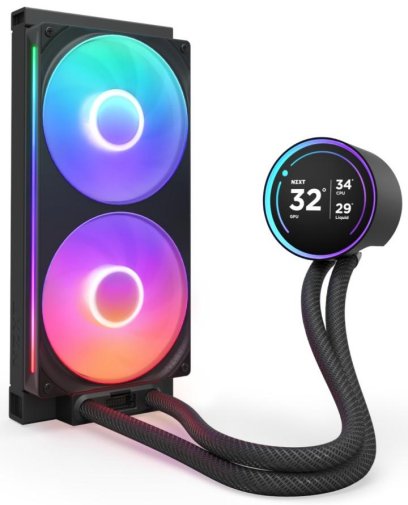 Система рідинного охолодження NZXT Kraken Elite 280 RGB Black (RL-KR28E-B2)