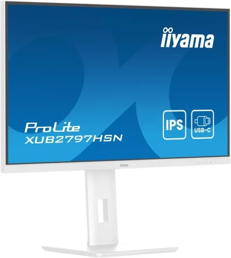 Фото: Монітор iiyama XUB2797HSN-W2 White - 27" IPS / 1920×1080 / 100 Гц / Adaptive Sync / Pivot / HAS № 14 | KTC