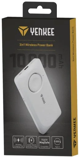 Фото: Батарея універсальна Yenkee YPB 510 10000mAh 22.5W/Qi 15W White (37000006) № 11 | KTC