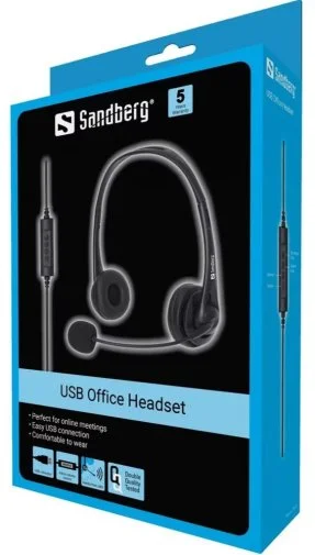 Фото: Гарнітура Sandberg USB Office Black (126-12) № 6 | KTC