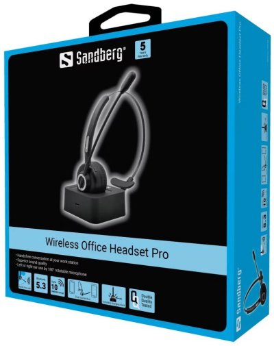 Гарнітура Sandberg Wireless Office Headset Pro (126-06)