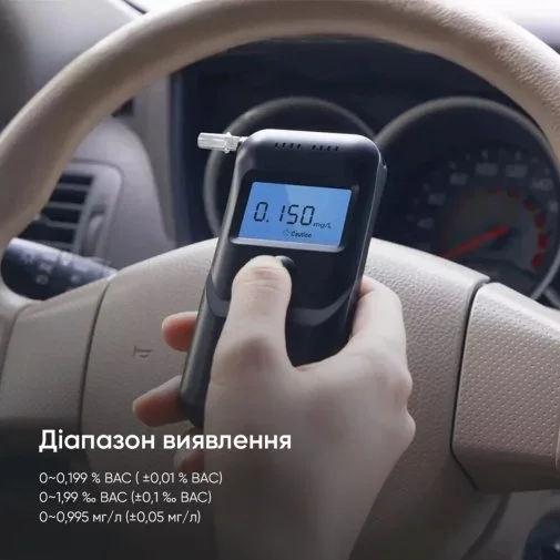 Фото: Цифровий Алкотестер Huiton At2700 black (HUI2700) № 20 | KTC
