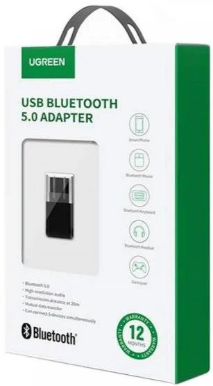 Фото: Bluetooth адаптер UGREEN CM390 Black (80889) № 5 | KTC