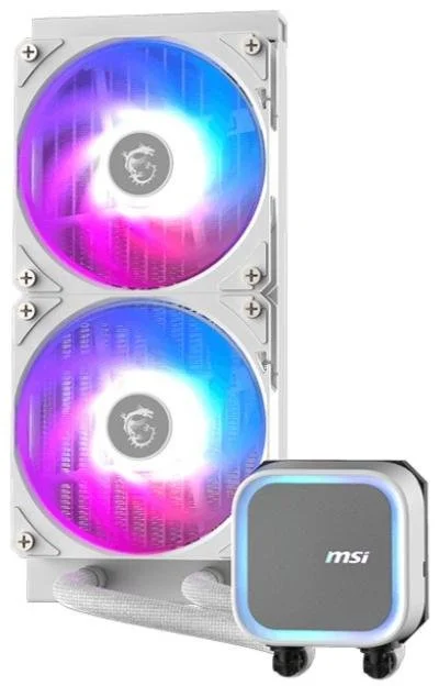 Фото: Система рідинного охолодження MSI MAG CoreLiquid A13 240 White (CORELIQUID A13 240 WHITE) № 4 | KTC