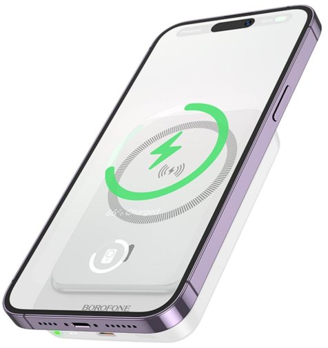 Батарея універсальна BOROFONE BJ63A Nimble 10000mAh 20W White (6941991113956)