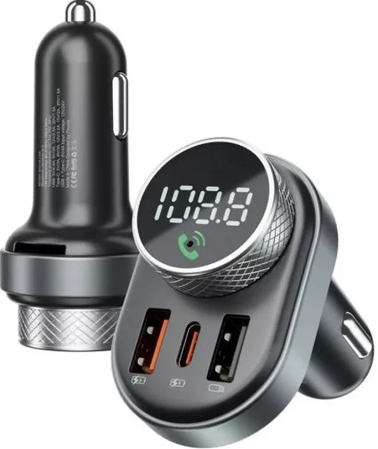 Фото: FM-Трансмітер + АЗП Proove FM Launcher Sound Link 30W Black № 7 | KTC