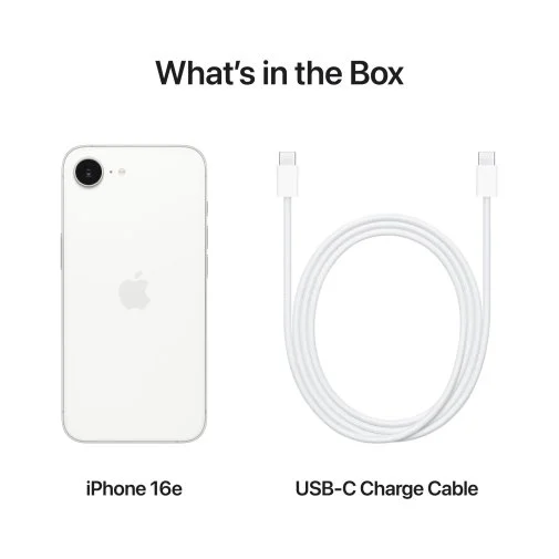 Фото: Смартфон Apple iPhone 16e 256GB White (MD1W4) № 16 | KTC