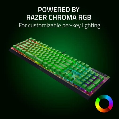 Клавіатура Razer BlackWidow V4 X Green Switch Minecraft Edition (RZ03-04704100-R3M1)