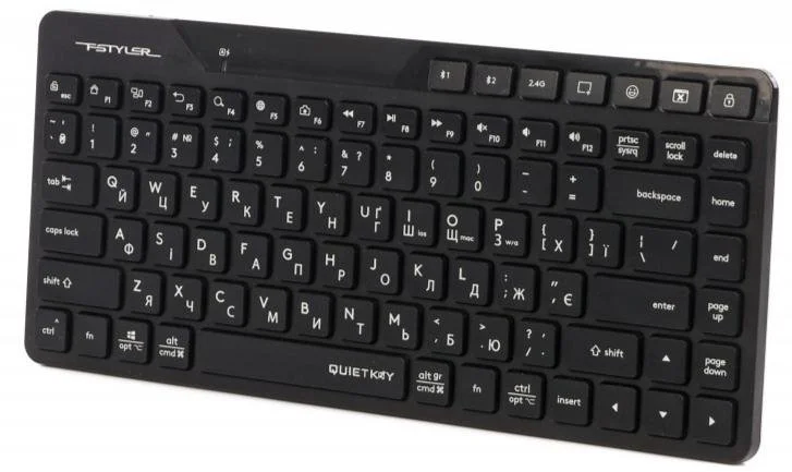 Фото: Клавіатура A4tech Fstyler FBK26C AS BT/WL Black (FBK26C AS (Black)) № 8 | KTC