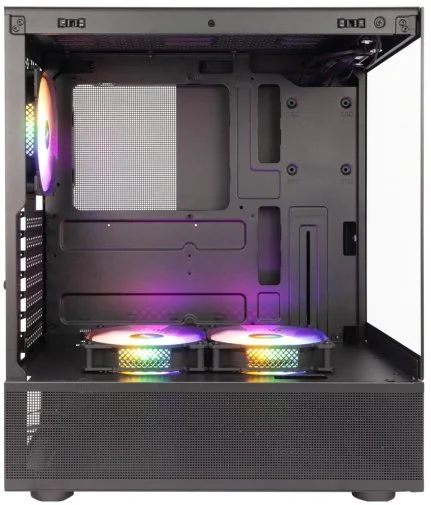 Фото: Корпус 1stPlayer Mi7-A-BK-2F7R-1F7 Black with window № 11 | KTC