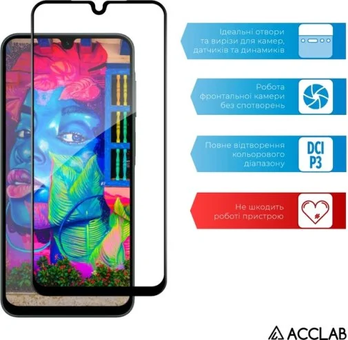 Фото: Захисне скло ACCLAB for Samsung A26 2025 - Full Glue Black (1283126608032) № 13 | KTC