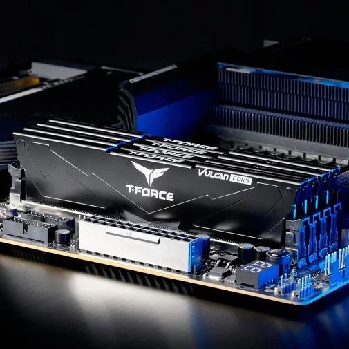 Фото: Оперативна пам’ять Team T-Force Vulcan Black DDR5 2x32GB (FLBD564G6000HC38GDC01) № 9 | KTC