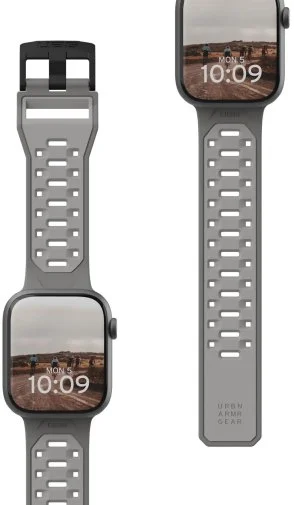 Фото: Ремінець UAG for Apple Watch Ultra 2/Ultra 49/45/44/42mm - Civilian Silicone Titanium (194002113636) № 12 | KTC