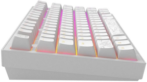 Клавіатура Dark Project ALU81 Terra Nostra PBT Mech. g3ms Moonstone USB White (DPKB_NOSTRA_81_ANSI_WHITE_UA)