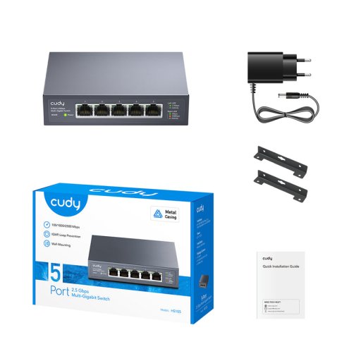  Комутатор Cudy HS105 (HS105_EU_V1.0)