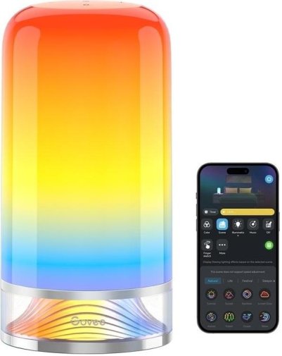 Нічник Govee H6022 Table Lamp 2 RGBICWW Wi-Fi/BT White (H60223D1)