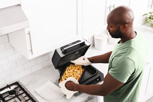 Гриль Ninja Foodi MAX Air Grill and Air Fryer with Cooking probe (DG551EU)