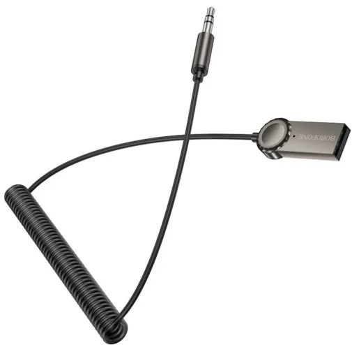 Фото: Bluetooth-ресивер BOROFONE BC56 Peaceful Metal Grey (6941991113031) № 7 | KTC