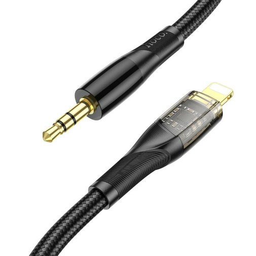 Перехідник BOROFONE UPA25 Lightning M / Jack 3.5mm 1m Black (6931474791153)