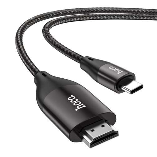 Кабель Hoco UA16 Type-C / HDMI 2m Metal Gray (6931474755025)