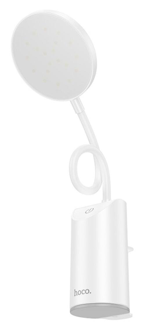 Настільна лампа Hoco HX10 Clip Table Lamp, White