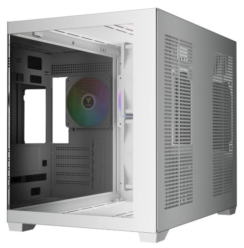 Корпус Gamdias Aura GC10M WH ARGB White with window (4711514502312)