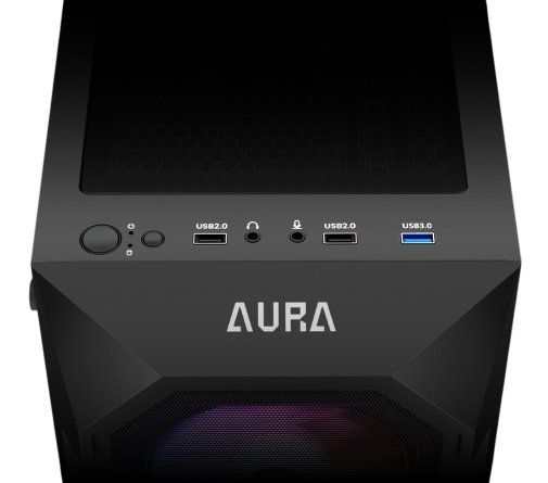 Корпус Gamdias Aura GC1 Elite ARGB Black with window (4711514500592)