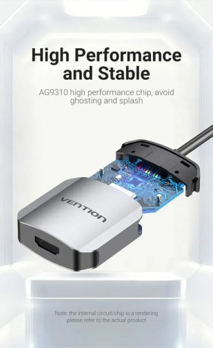 Перехідник Vention TDEHB Type-C / HDMI Grey