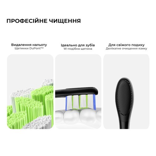 Електрична зубна щітка Oclean X Lite Blue (6970810555974)