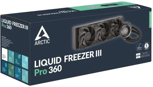 Фото: Система рідинного охолодження Arctic Liquid Freezer III Pro 360 (ACFRE00180A) № 13 | KTC