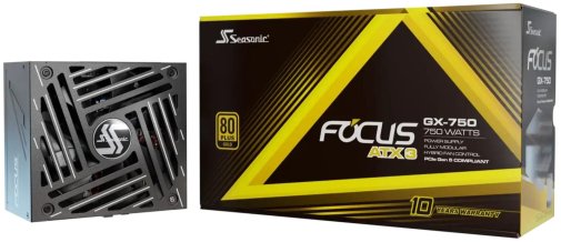 Блок живлення Seasonic 750W Focus GX 750 ATX3.1 (FOCUS-GX-750-ATX31)