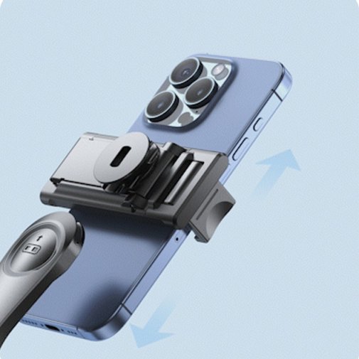Селфі монопод RTAKO Q10R MINI Clip selfie stick Black (6942063215332)