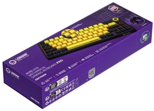 Фото: Клавіатура Lorgar KBP70MW Toxic Purple ENG WL/RT/USB Black/Yellow (LRG-KBP70MW-YL-US) № 34 | KTC
