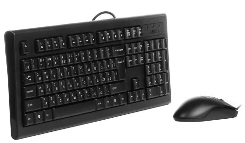 Фото: Комплект клавіатура+миша A4tech KR-8572 Black № 13 | KTC