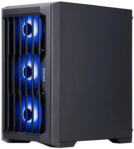 Фото: Корпус 1stPlayer H2-BK-4F7 Black with window № 11 | KTC