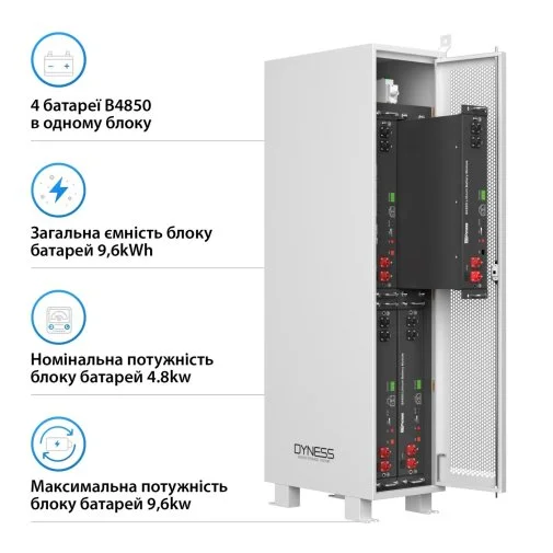 Фото: Акумуляторний модуль Dyness 4xB4850 48V 200Ah 9.6kwh LiFePo4 № 14 | KTC