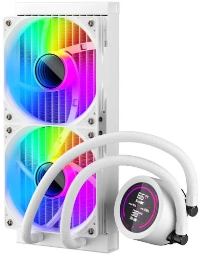 Фото: Система рідинного охолодження 1stPlayer TS4-240 White (TS4-240-WH) № 10 | KTC