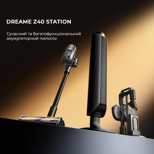 Фото: Ручний бездротовий пилосос Dreame Cordless Vacuum Cleaner Z40 Station (1155339) № 21 | KTC