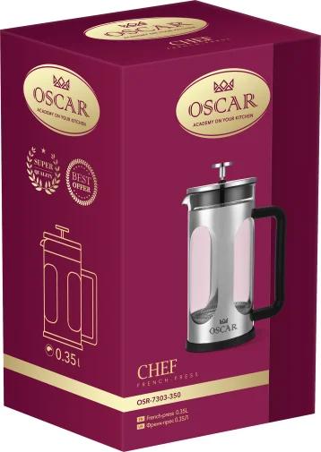Фото: Френч-прес Oscar CHEF 350ml (OSR-7303-350) № 9 | KTC